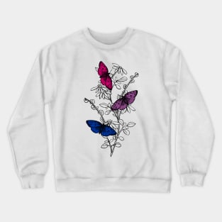 Bisexual Butterflies Crewneck Sweatshirt